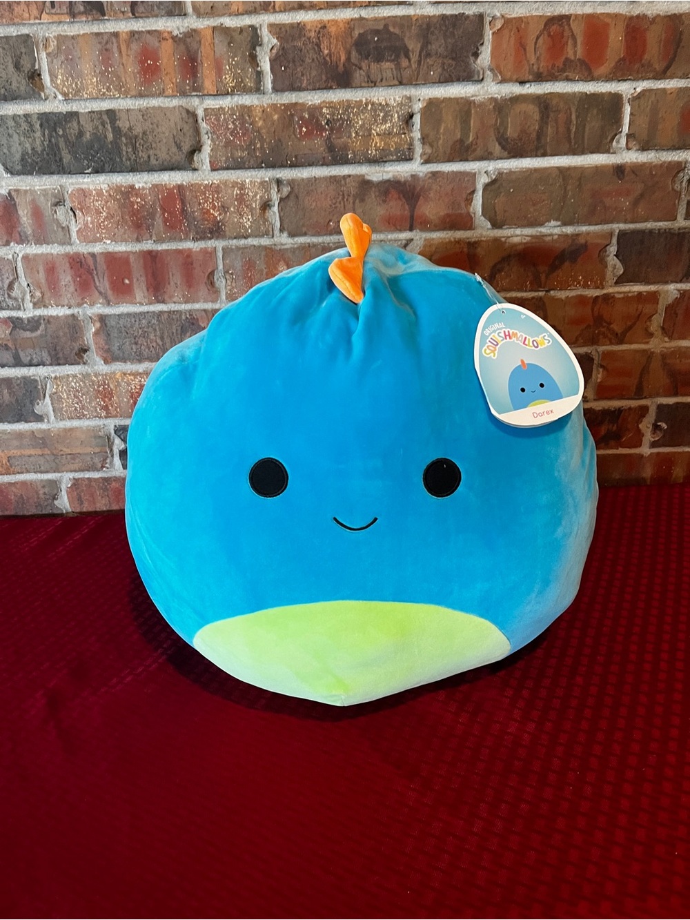 Squishmallows Darex the Blue Dino Plush NWT 17”